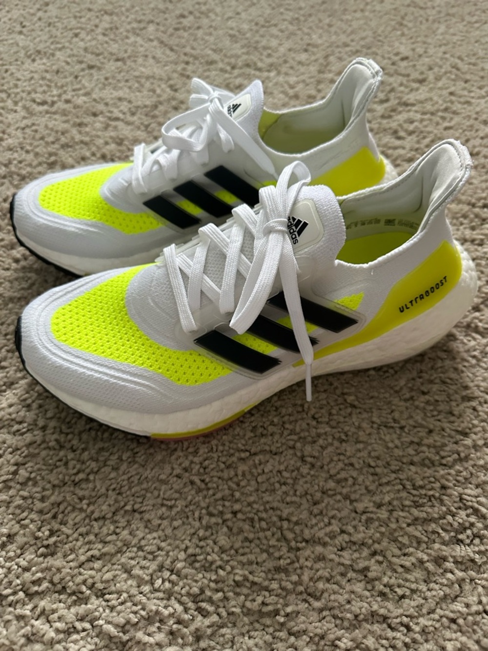 Adidas Women’s Ultraboost 21 Solar
Yellow - Size 6.5 - EUC
